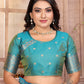 Joban Fashion Pink Banarasi Soft Silk Woven Saree | Swadesiicart