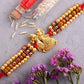 Krishna Designer Rakhi and Soan Papdi | Swadesiicart