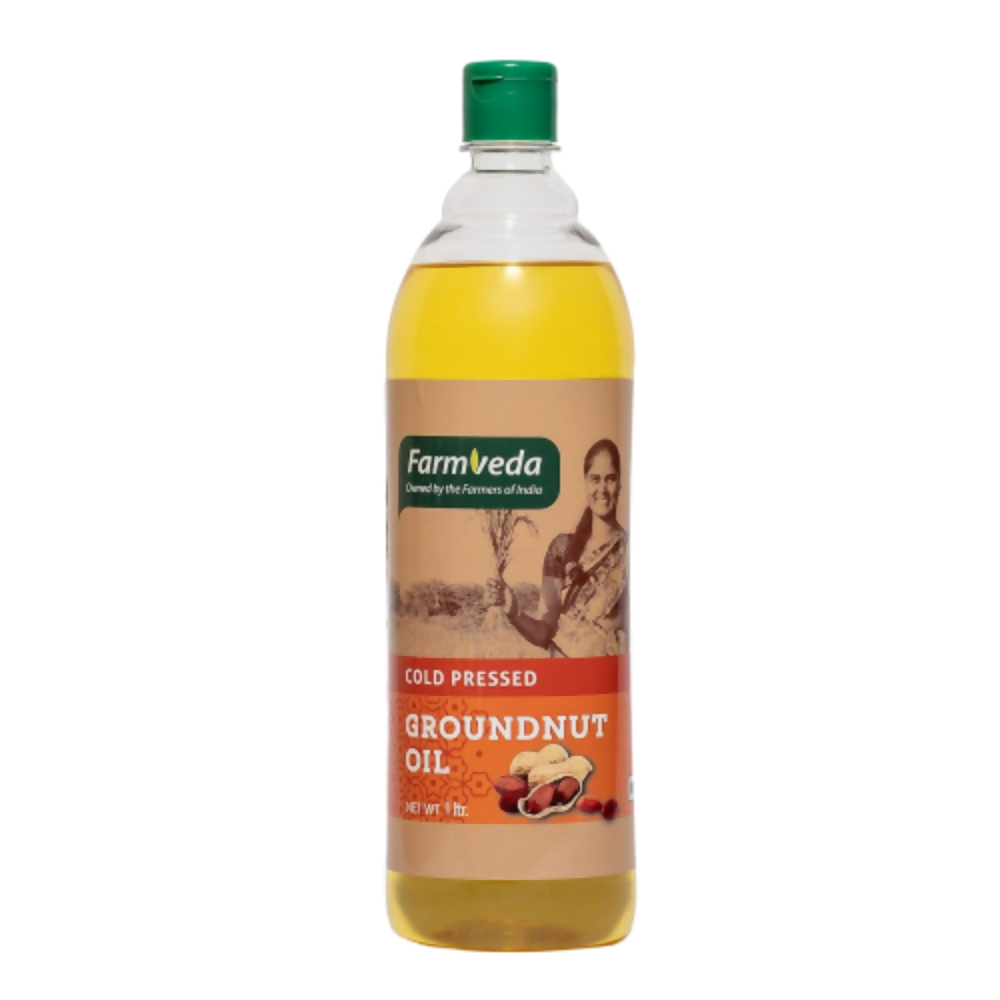 Farmveda Cold Pressed Groundnut Oil - Swadesiicart