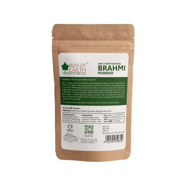 Bliss of Earth 100% Pure Natural Brahmi Powder - Swadesiicart
