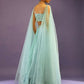 Jyoti Fashion Glamorous Turquoise Crush Work, Sequins, Zari with Dori Embroidered Faux Georgette Lehenga Choli with Dupatta | Swadesiicart