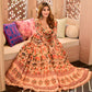 Casual Designer Multi Cotton Silk Gown - Anbazaar