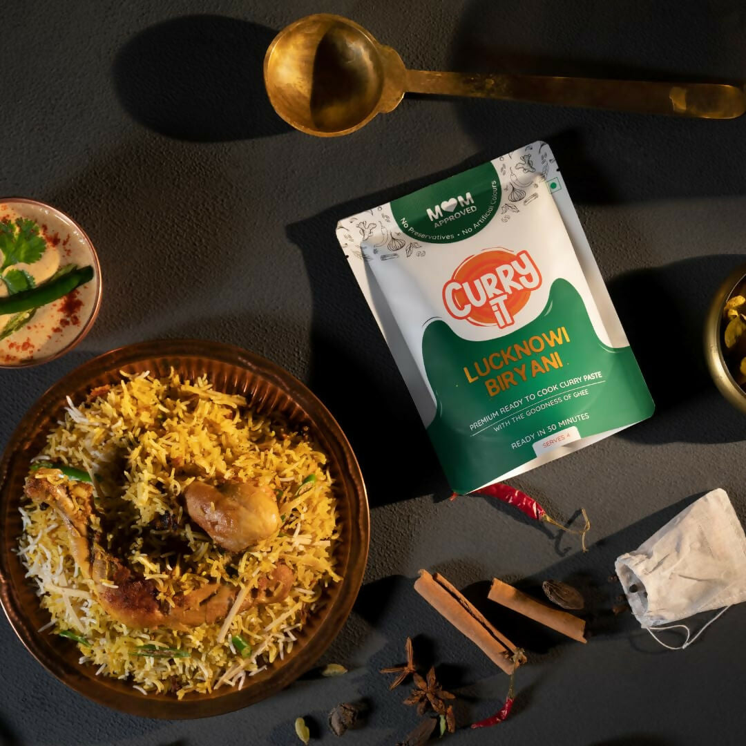 CURRYiT Lucknowi Biryani Premium Ready To Cook Curry Paste - Swadesiicart