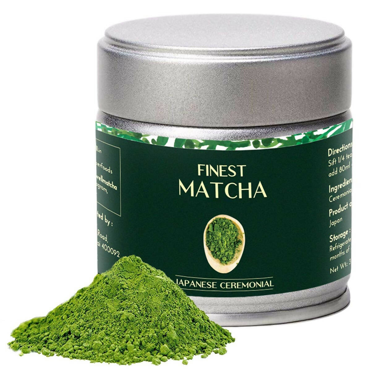 Heapwell Superfoods Japanese Ceremonial Matcha Green Tea | Swadesiicart