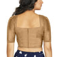 Aastha Fashion Women's Beige Art Silk Designer Traditional Readymade Blouse