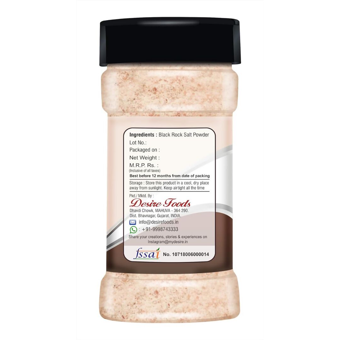 Desire Black Rock Salt Powder - Swadesiicart