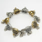 NVR Women's Gold-Polished Stylish Latest Design Multicolor Bracelet - Swadesiicart
