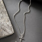 NVR Men Set of 2 Silver & Gold Stainless Steel Pendant with Chain | Swadesiicart