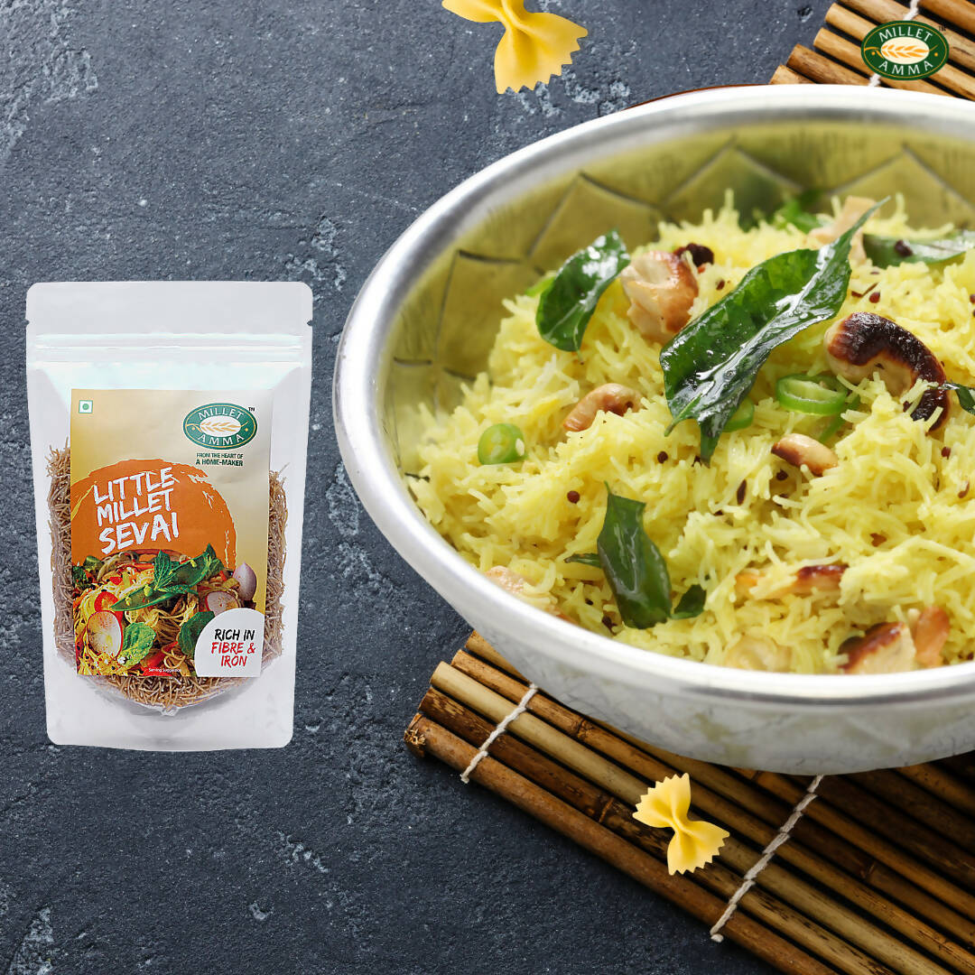 Millet Amma Little Millet Sevai (Vermicelli) - Swadesiicart