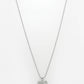 NVR Men Silver Plated Heart Shaped Pendent With Picture Frame And Chain | Swadesiicart