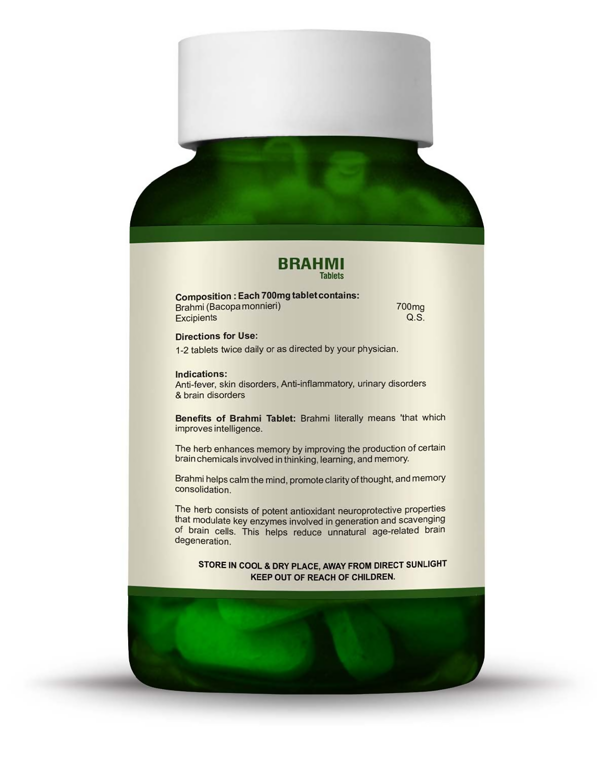 Bio Resurge Life Brahmi Tablets - Swadesiicart