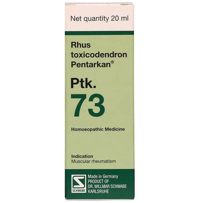 Dr. Willmar Schwabe Germany Rhus Toxicodendron Pentarkan Ptk. 73 Drops | Swadesiicart