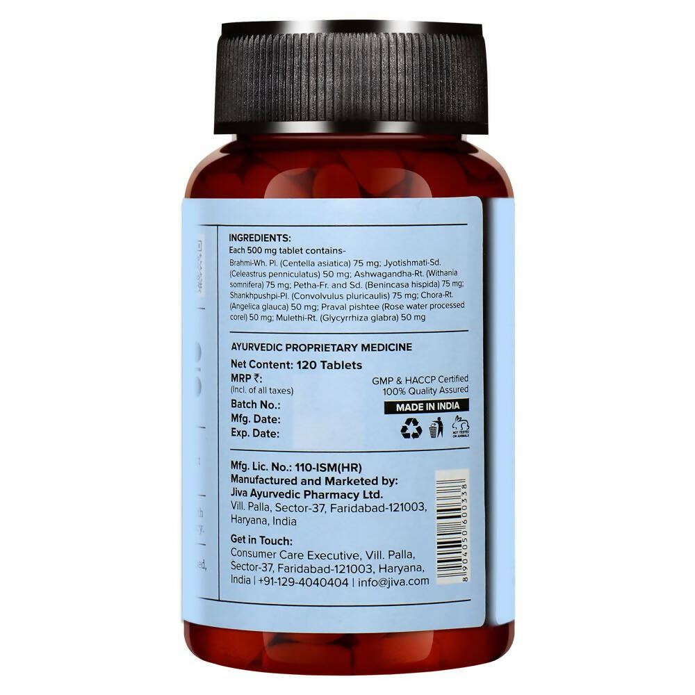 Jiva Ayurveda Stress-Free Tablets - Swadesiicart