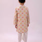 Lil Drama Mishti Off White Kurta Dhoti Set For Boys | Swadesiicart
