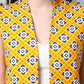 Even Apparels Yellow 100% Viscose Rayon Open Front Gillet | Swadesiicart