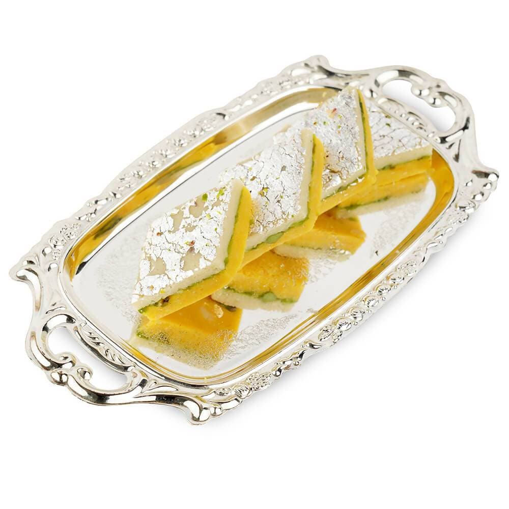 Evergreen Sweets - Kaju Tirangi | Swadesiicart