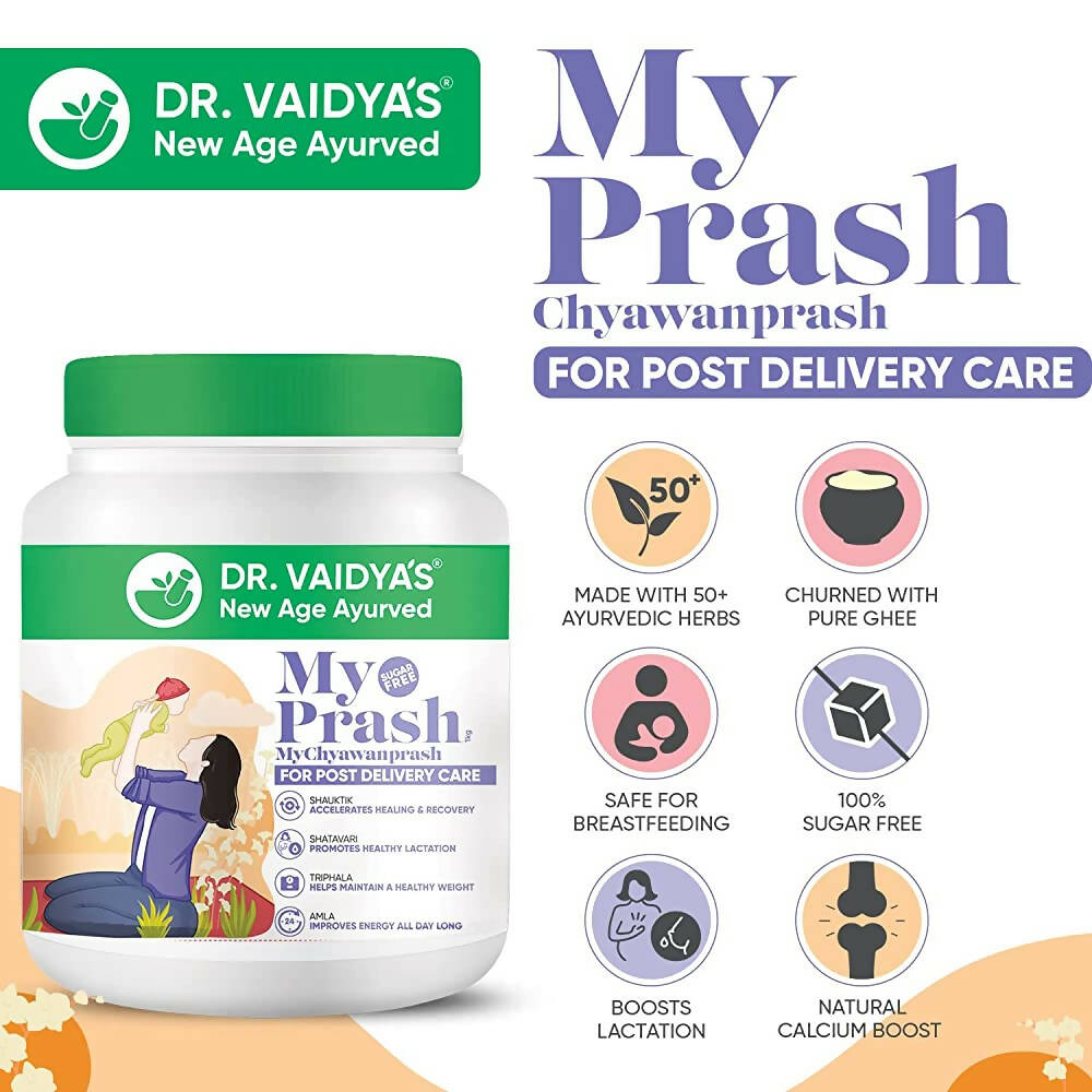 Dr. Vaidya's My Prash Chyawanprash For Post Delivery Care | Swadesiicart