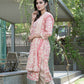 BulBul Fashionista Red Cotton Kurta Set with Dupatta - Swadesiicart
