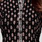 NOZ2TOZ Women's Black Color Cotton Flared Kurta (1Pc) - Swadesiicart