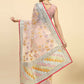 Vamsee Kimisha Multi Color Organza Saree - Swadesiicart