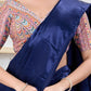 Joban Fashion Peach Shift Elbow Sleeveless Back Open Blouse - Swadesiicart