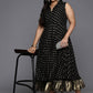 Ahalyaa Women's Traditional wear Ethnic Dress - Black | Swadesiicart