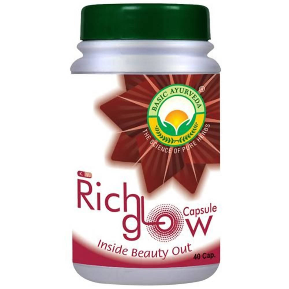 Basic Ayurveda Rich Glow Capsules | Swadesiicart