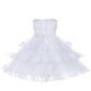 Asmaani Baby Girl's white Colour Satin A-Line Maxi Full Length Dress (AS-DRESS-22115)