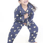 Breathables Kids Cotton Night Suit – Blue Panda Print Shirt & Pyjama Co-Ord Set For Boys & Girls