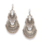 Mominos Fashion Johar Kamal Silver-Plated Chandbali Earrings For Women - Mominos Fashion