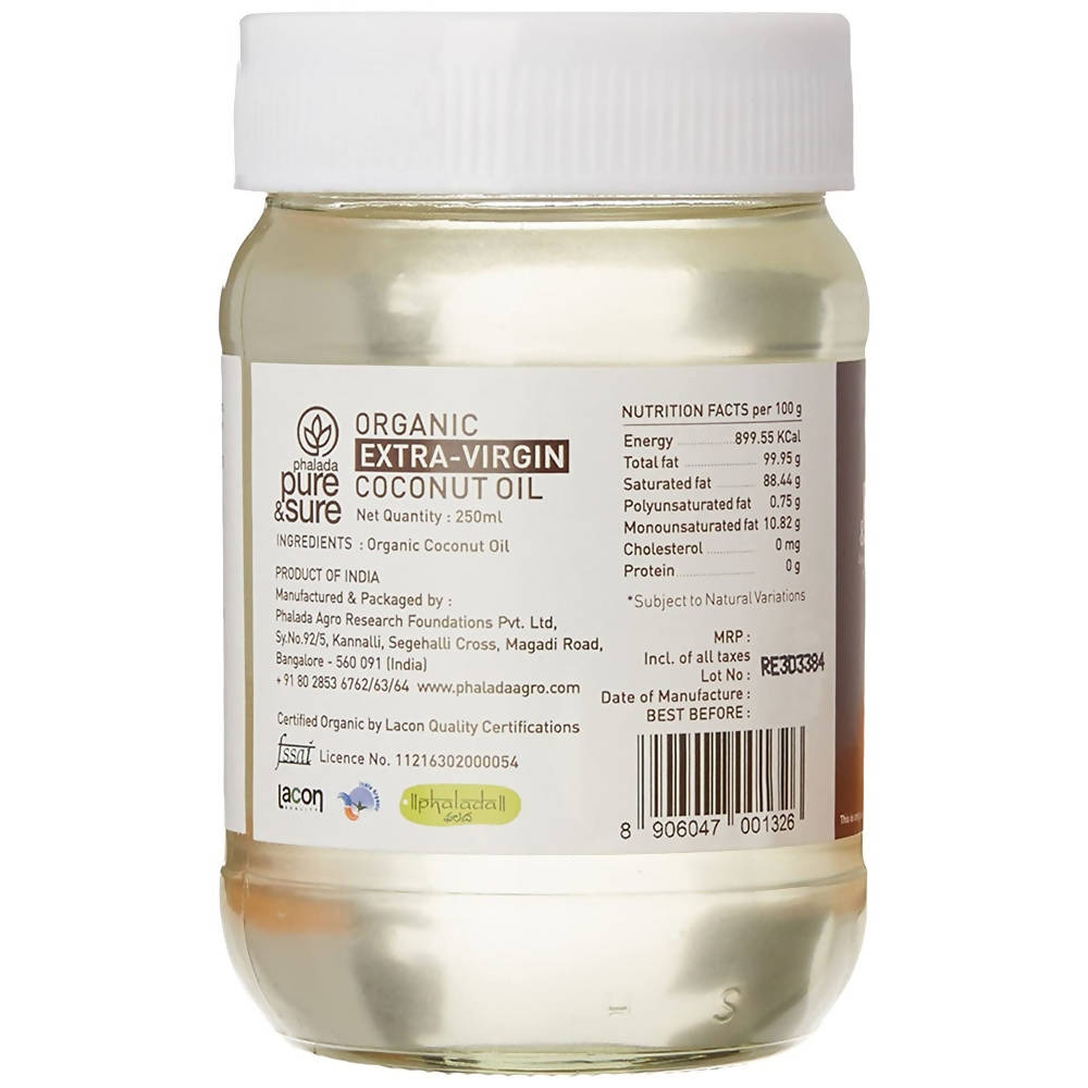 Pure & Sure Organic Extra Virgin Coconut Oil - Swadesiicart