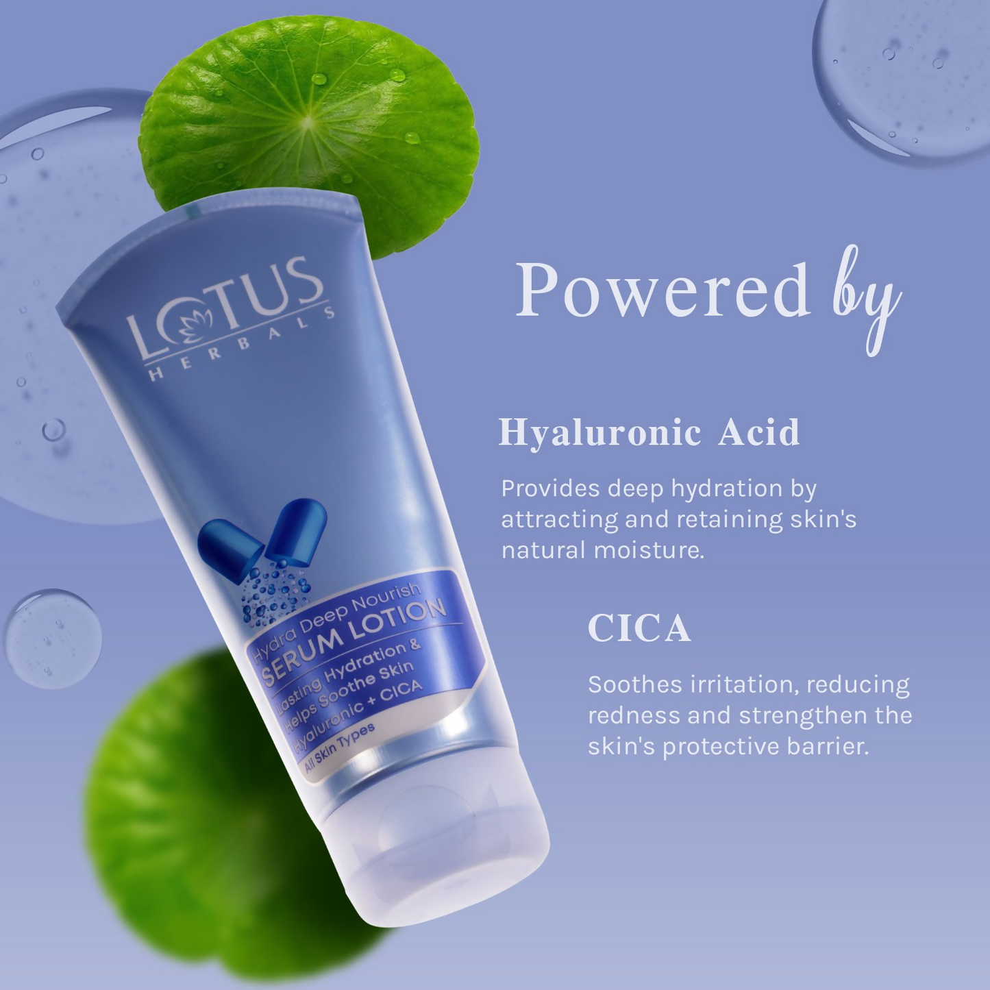 Lotus Herbals Hydra Deep Nourish Serum Lotion - Swadesiicart