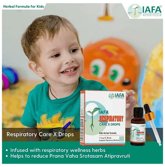 Iafa Ayuveda Respiratory Care X Drop | Swadesiicart