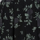 Ahalyaa Black Georgette Crepe Printed Top Palazzo Set With Jacket | Swadesiicart