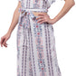 PAVONINE White Color Printed Crop Top And Flared Palazzo Set For Girls & Women - Swadesiicart