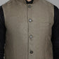 Even Apparels Nehru Jacket With Welt Pockets - Beige | Swadesiicart