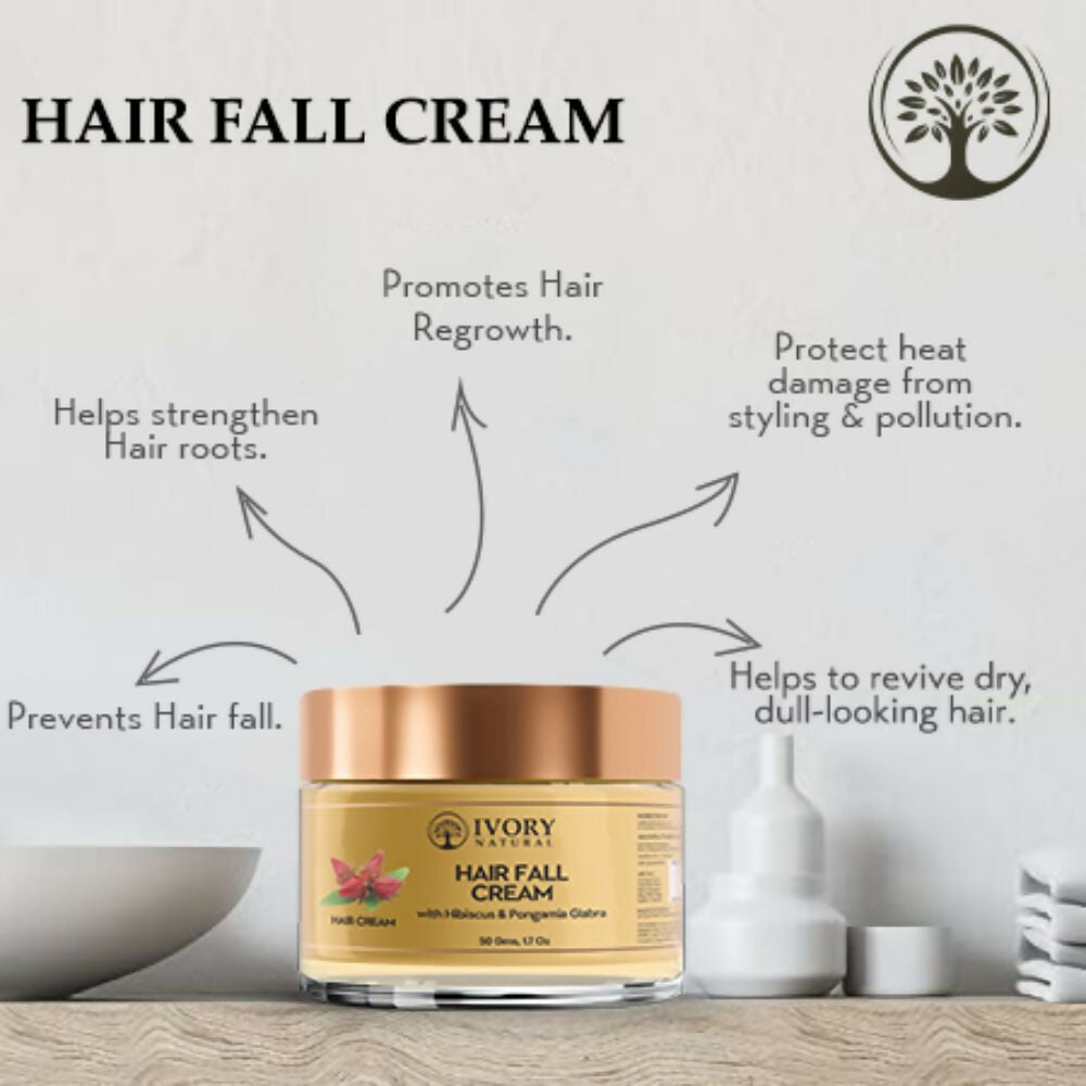 Ivory Natural Hair Fall Cream For Hair Fall & Less Hair Control | Swadesiicart