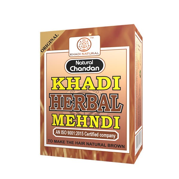 Khadi Natural Brown Mehndi for Hair Combo Pack Of 2 - 75gm Each