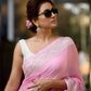 DEIANA'S Beautiful Designer Golden zari Soft Cotton Saree - Pink - Swadesiicart
