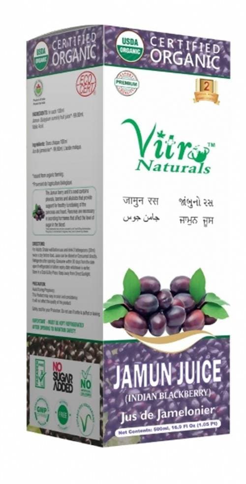 Vitro Naturals Certified Organic Jamun Juice | Swadesiicart