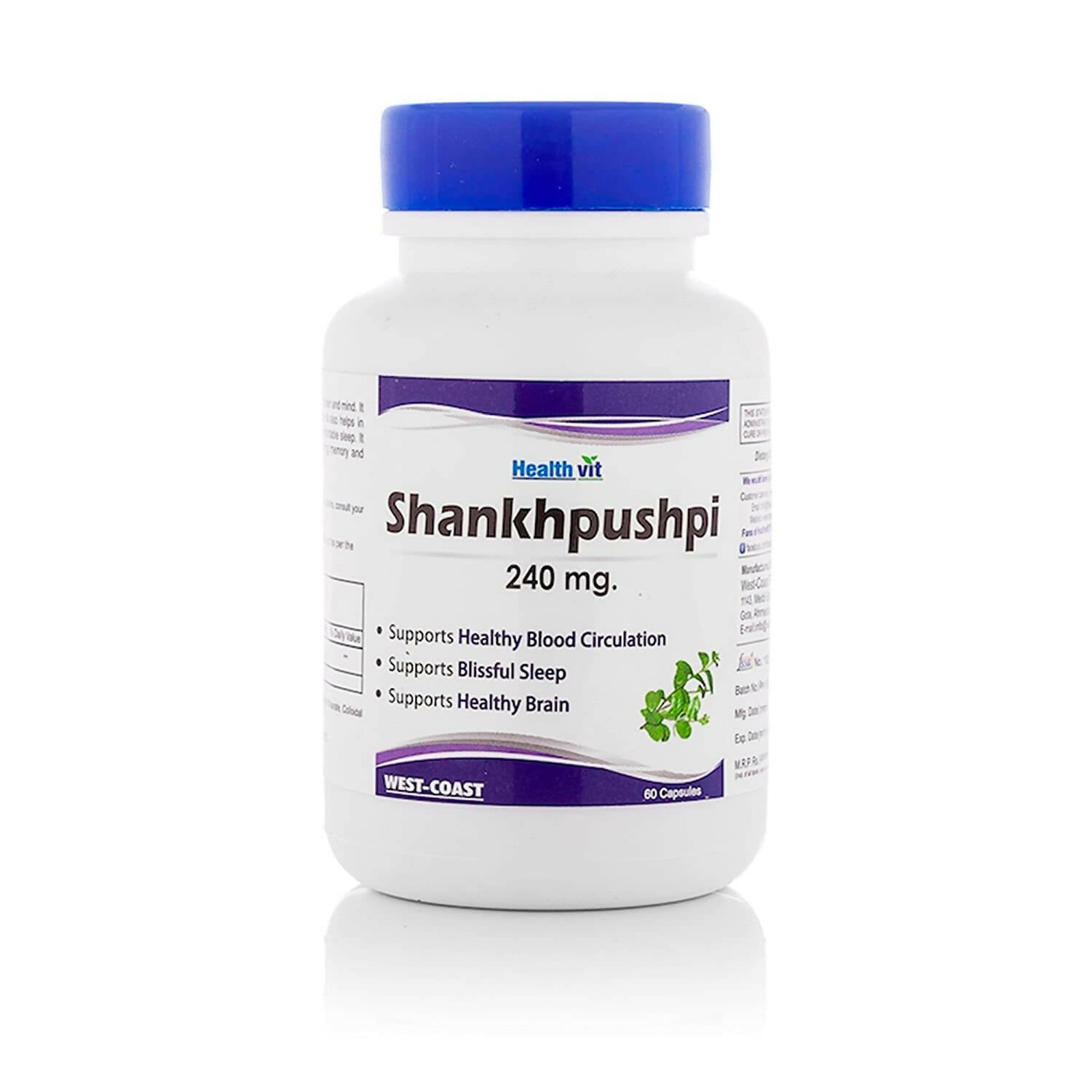 Healthvit Shankhpushpi Capsules | Swadesiicart