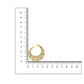 Moissanite Gold plated Round Earrings - Ruby Raang | Swadesiicart