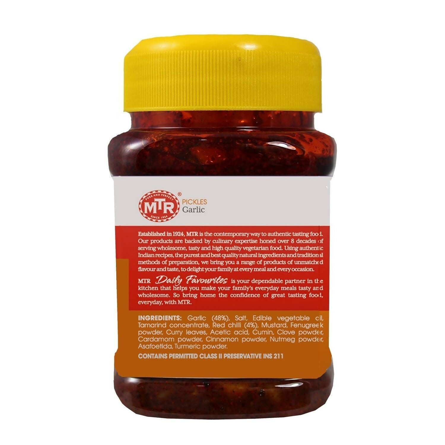 MTR Garlic Pickle - Swadesiicart