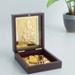 Golden Peacock 24-Ct Gold-Toned Gold Foil Ganesh Pooja Box | Swadesiicart