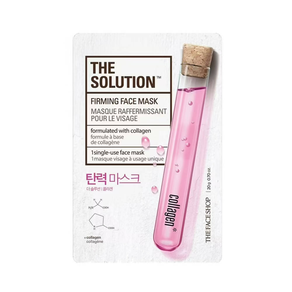 The Face Shop The Solution Firming Face Mask - Korean Skincare | Swadesiicart