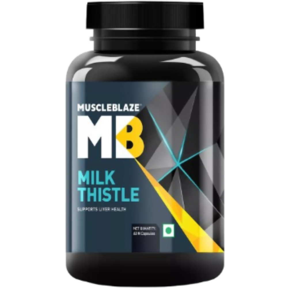 MuscleBlaze Milk Thistle Tablets | Swadesiicart