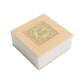 Golden Peacock White 24 CT Gold Polished Ram Darbar Prayer Box | Swadesiicart