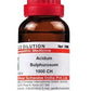 Dr. Willmar Schwabe India Acidum Sulphurosum Dilution | Swadesiicart