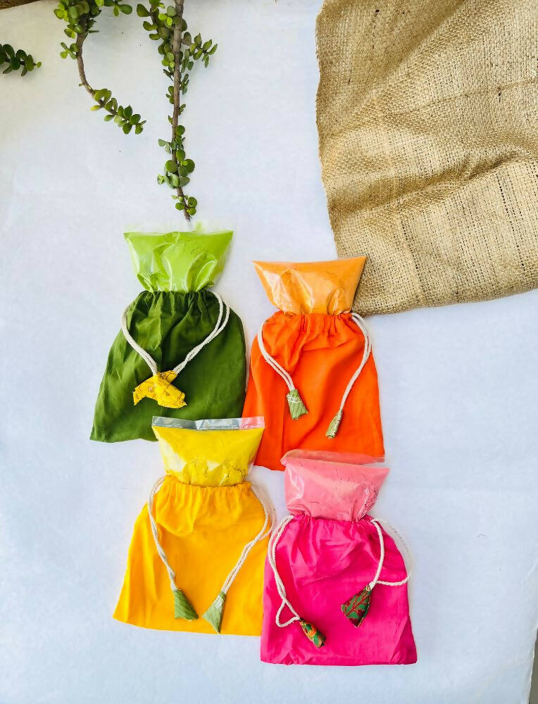 Shuddh Natural Ubtan Based Gulal for Holi - Natural | Multicolour | Swadesiicart