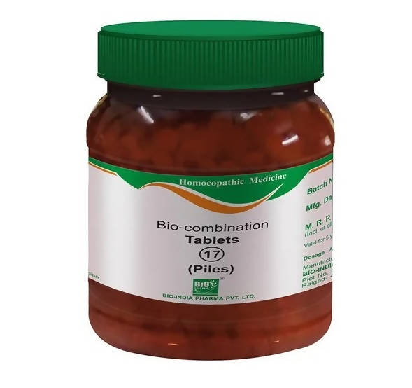 Bio India Homeopathy Bio-combination 17 Tablets | Swadesiicart